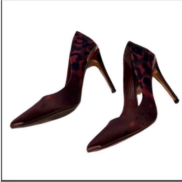 Ted Baker London Shoes - Ted Baker Red Animal print Heels 7.5